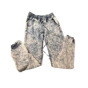 Y2K Vintage Paisley Print Jogger Pants - Size S